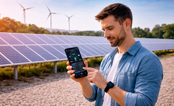 Gestão de energia por aplicativo